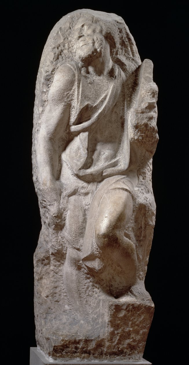 St. Matteus, 1506 (marmor) av Michelangelo Buonarroti