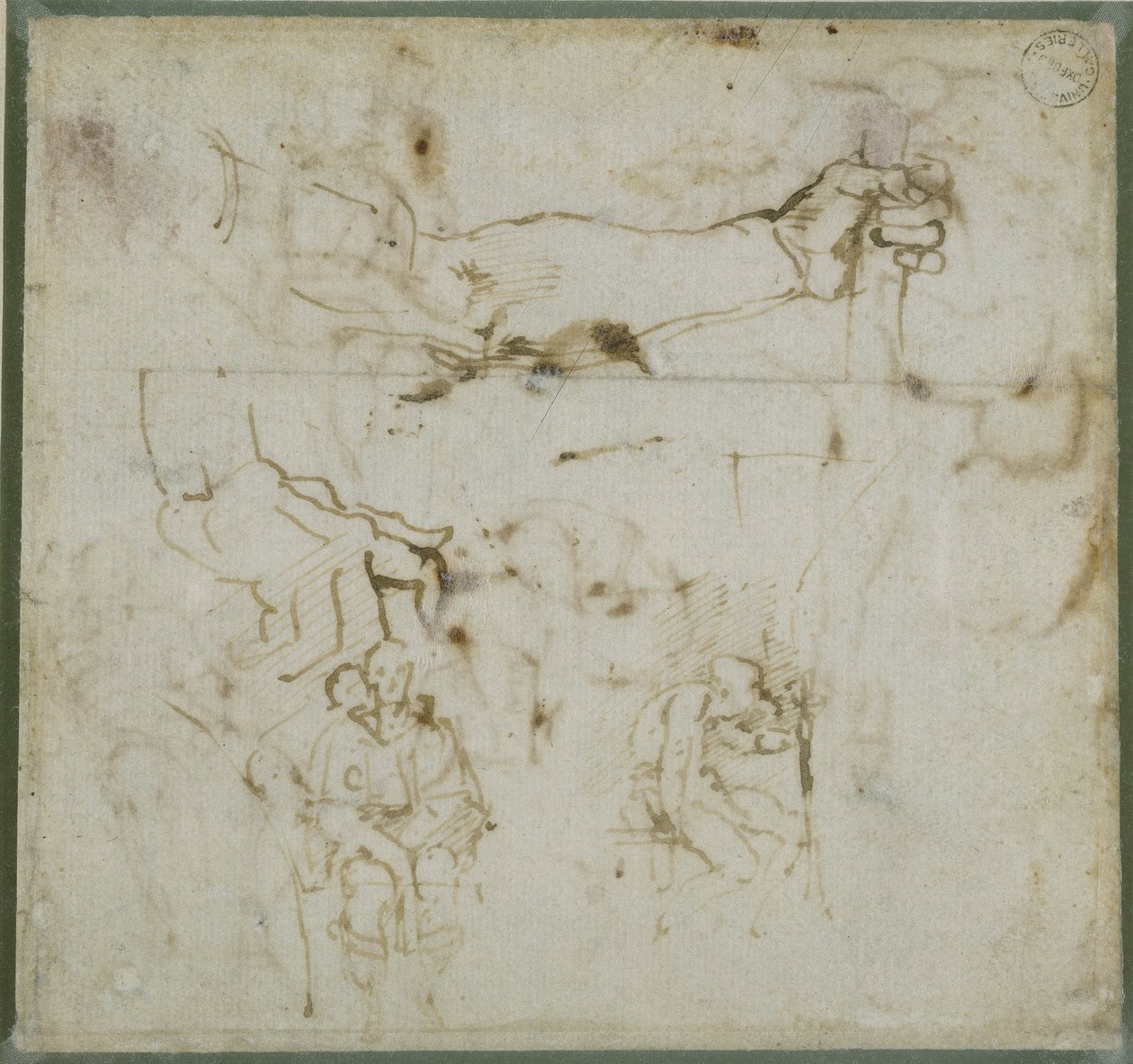 Study of an Arm, ca. 1511 av Michelangelo Buonarroti