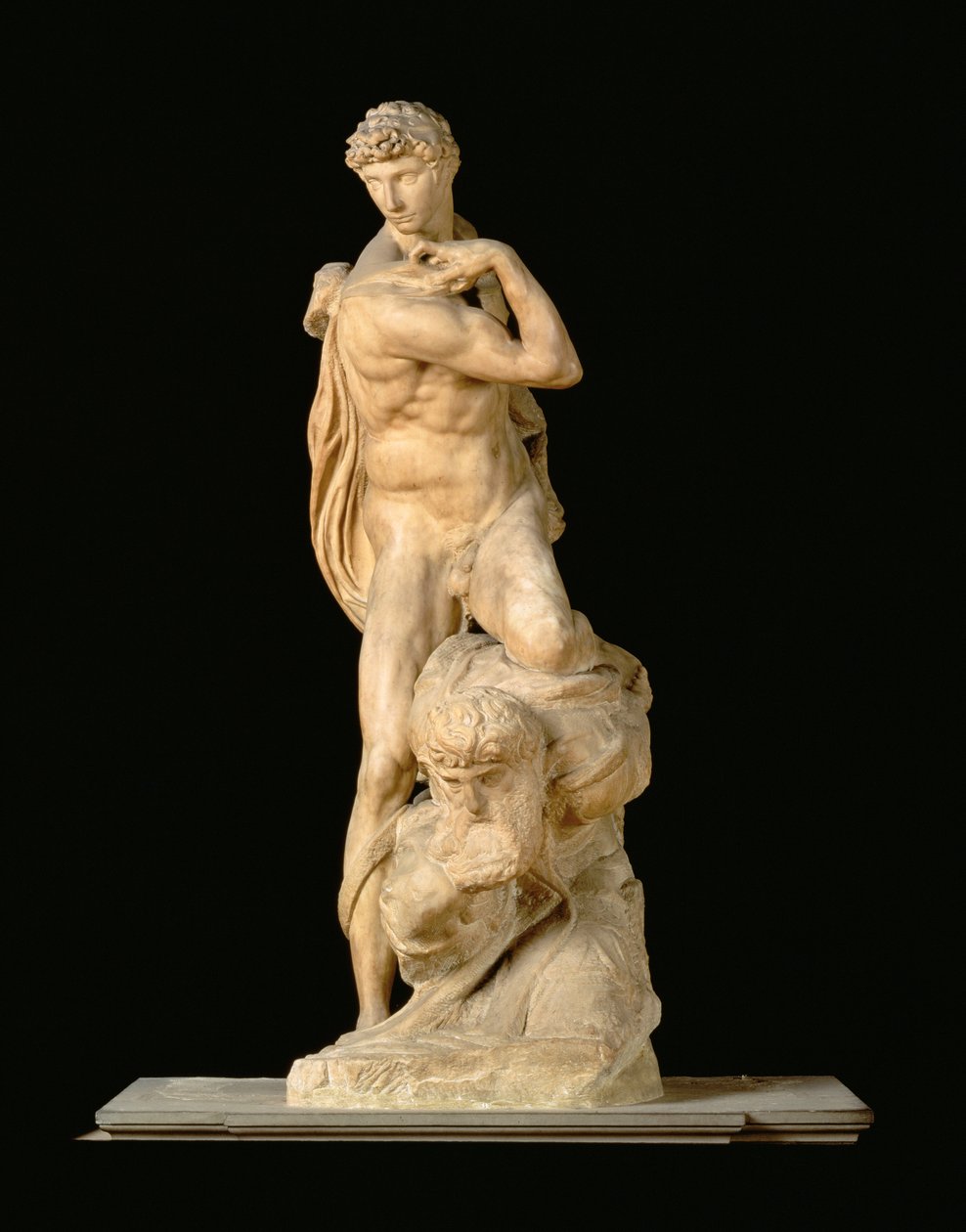 The Genius of Victory, 1532-34 (marmor) av Michelangelo Buonarroti