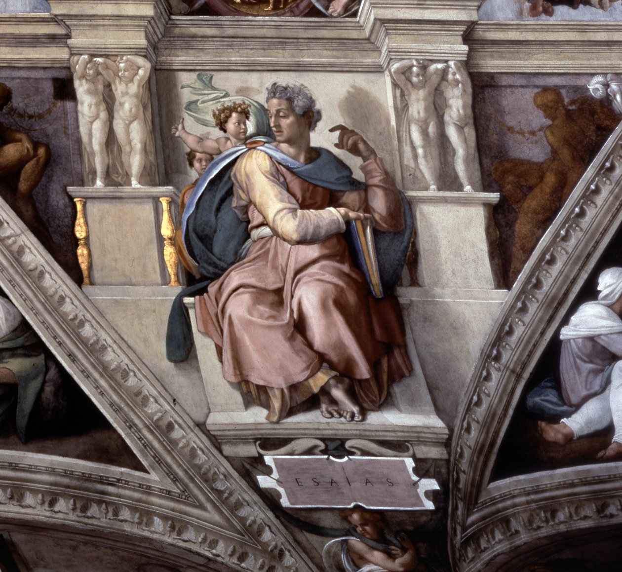 Profeten Jesaja, Det sixtinske kapells tak av Michelangelo Buonarroti