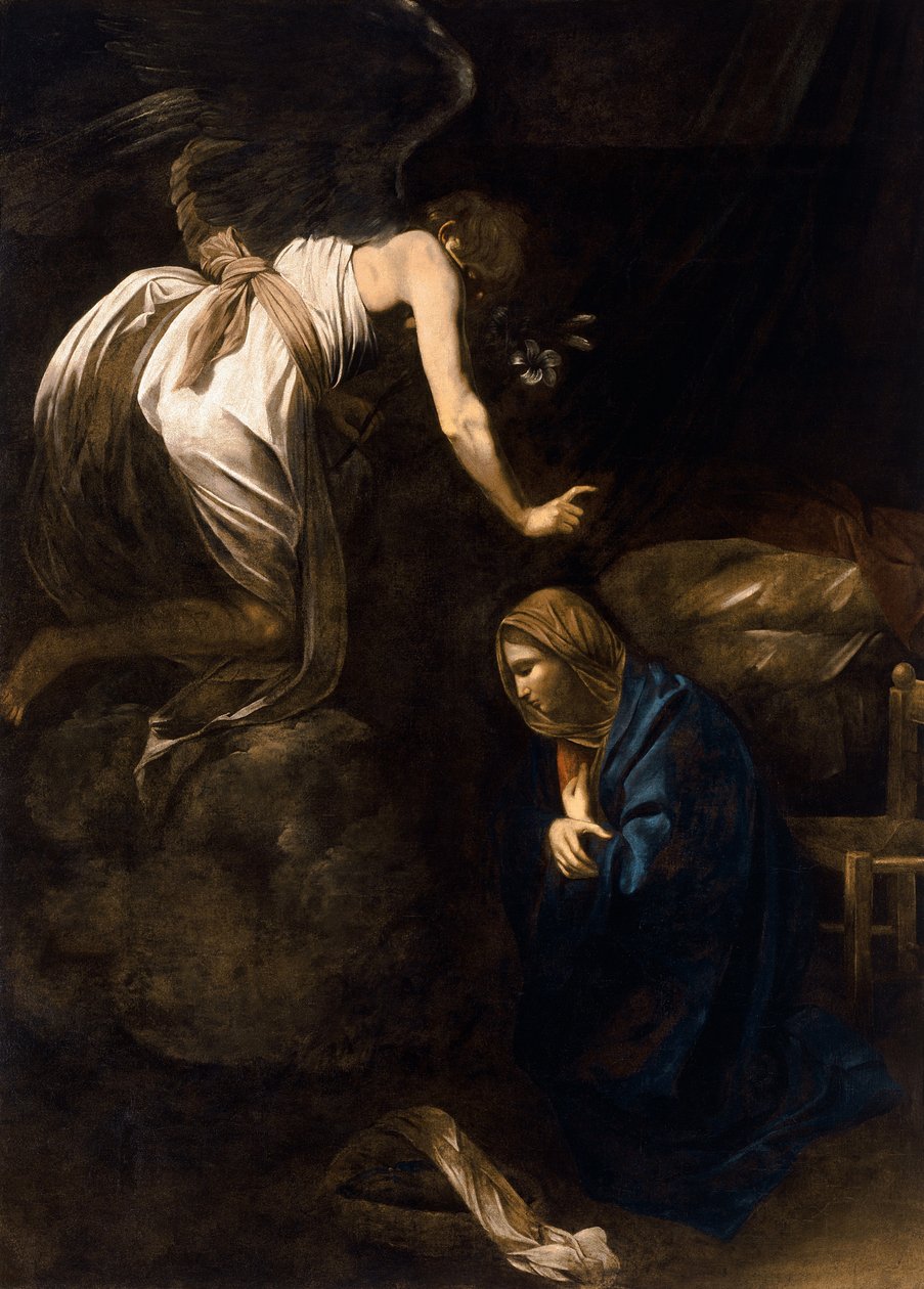 Kunngjøring av Michelangelo Merisi Caravaggio