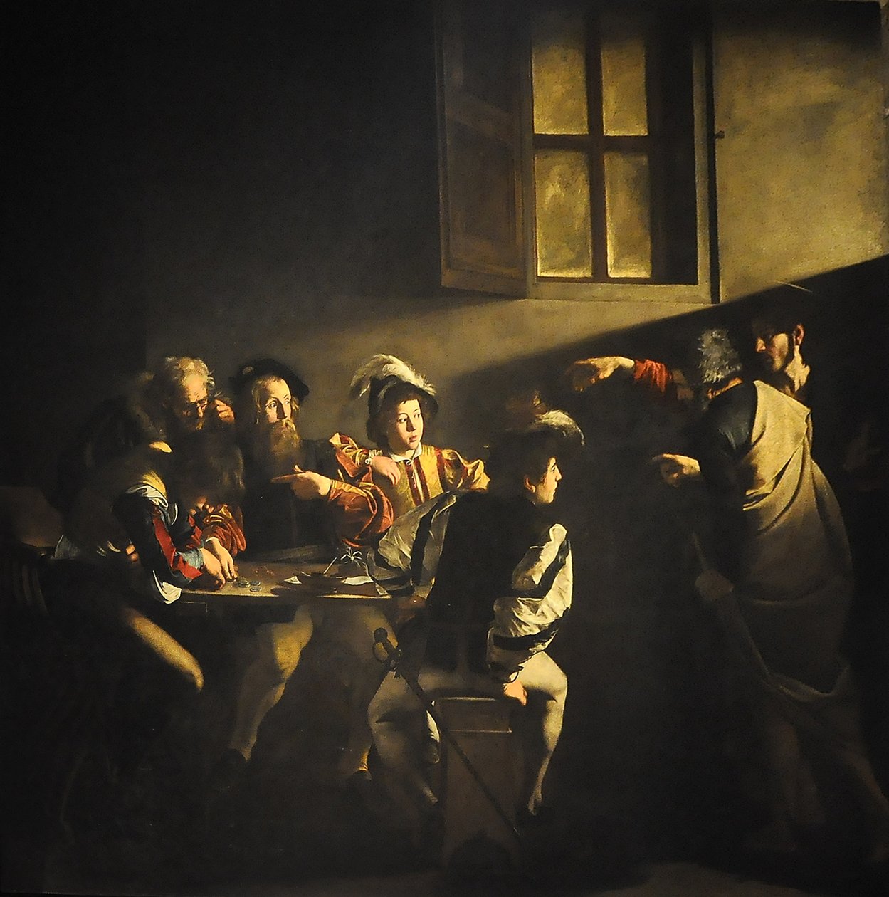 Kallelsen til Matteus av Michelangelo Merisi Caravaggio