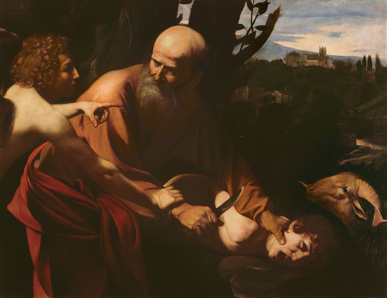 The Sacrifice of Isaac, 1603 av Michelangelo Merisi Caravaggio