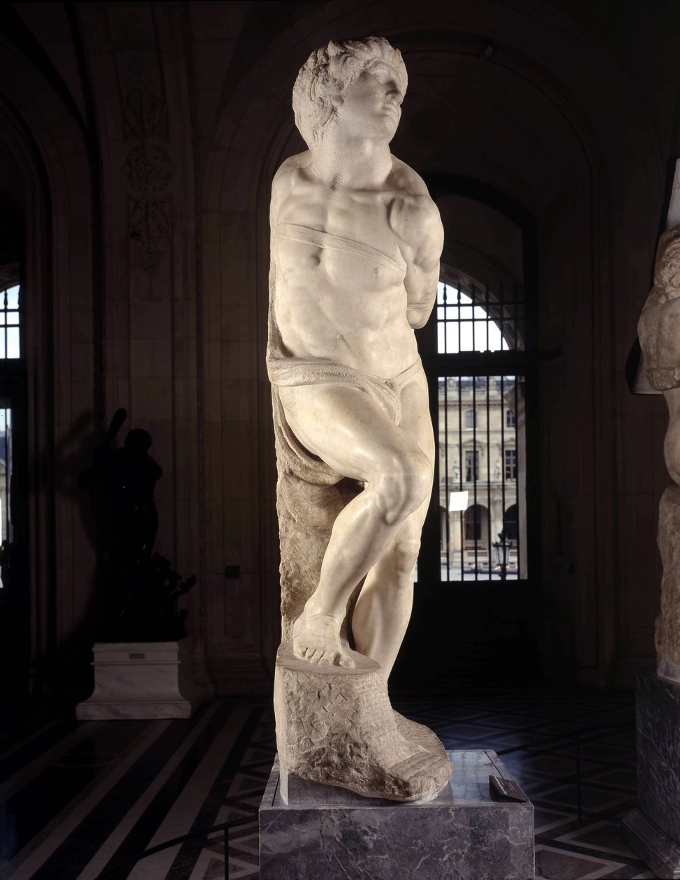 Captive, kjent som The Rebel Slave av Michelangelo Buonarroti