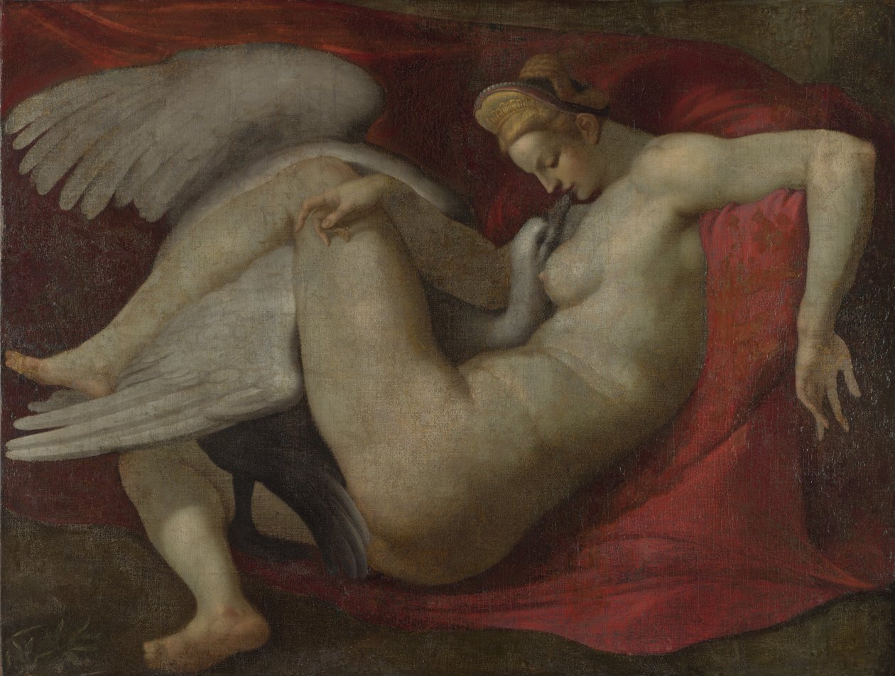 Leda og svanen, etter 1530 av Michelangelo Buonarroti