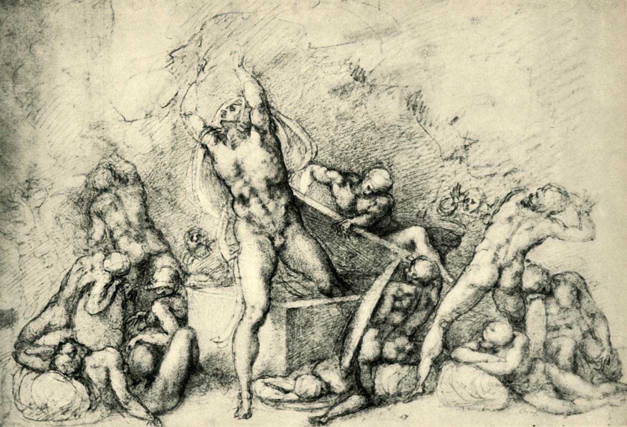 The Resurrection, c1532, 1943. av Michelangelo Buonarroti