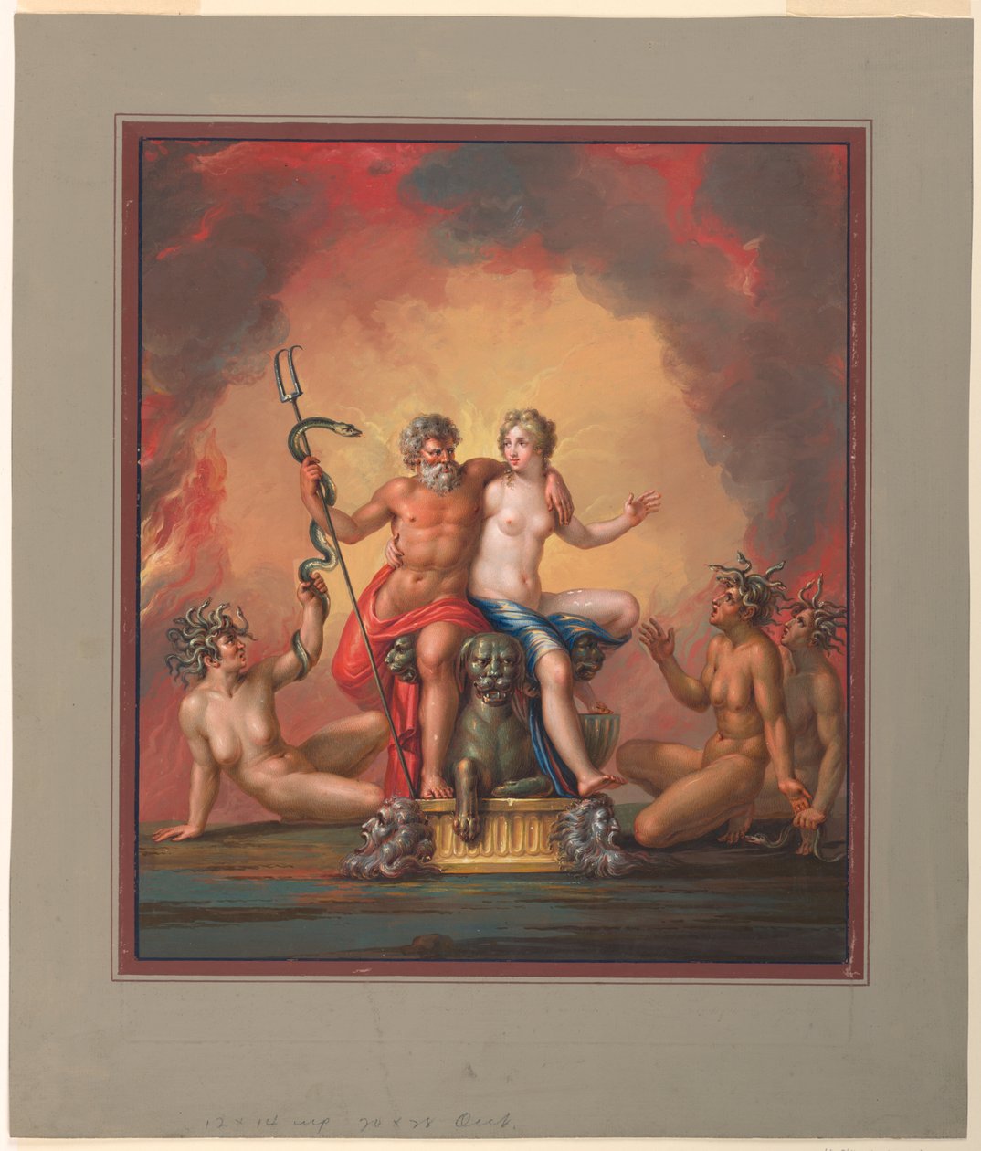 Pluto og Prosperina av Michelangelo Maestri