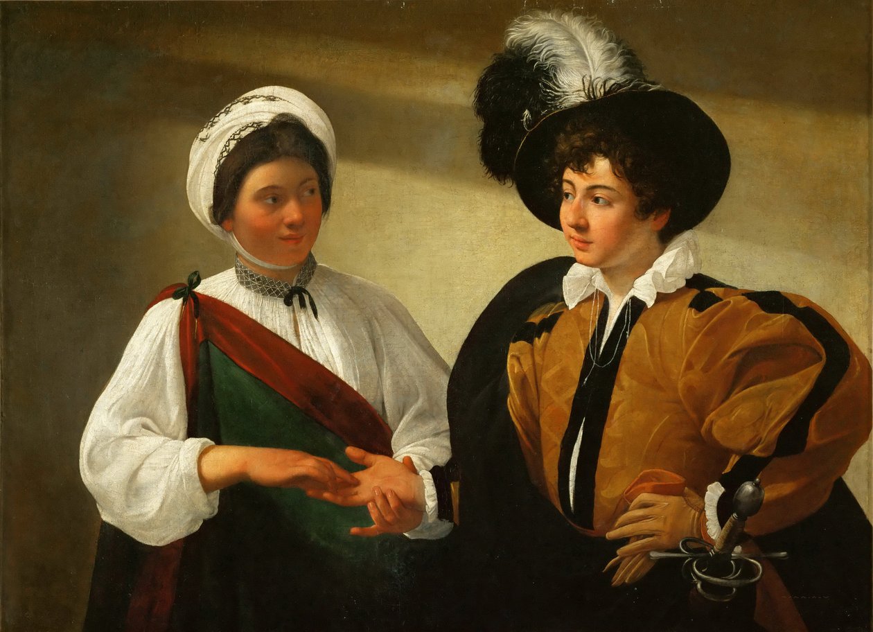 Spådame av Michelangelo Merisi Caravaggio