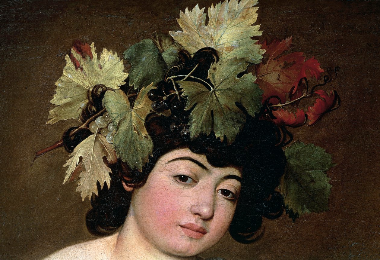 Bacchus, ca. 1589 (olje på lerret) av Michelangelo Merisi da Caravaggio