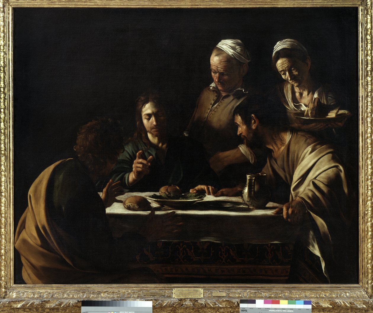 Middag i Emmaus, 1606 av Michelangelo Merisi da Caravaggio