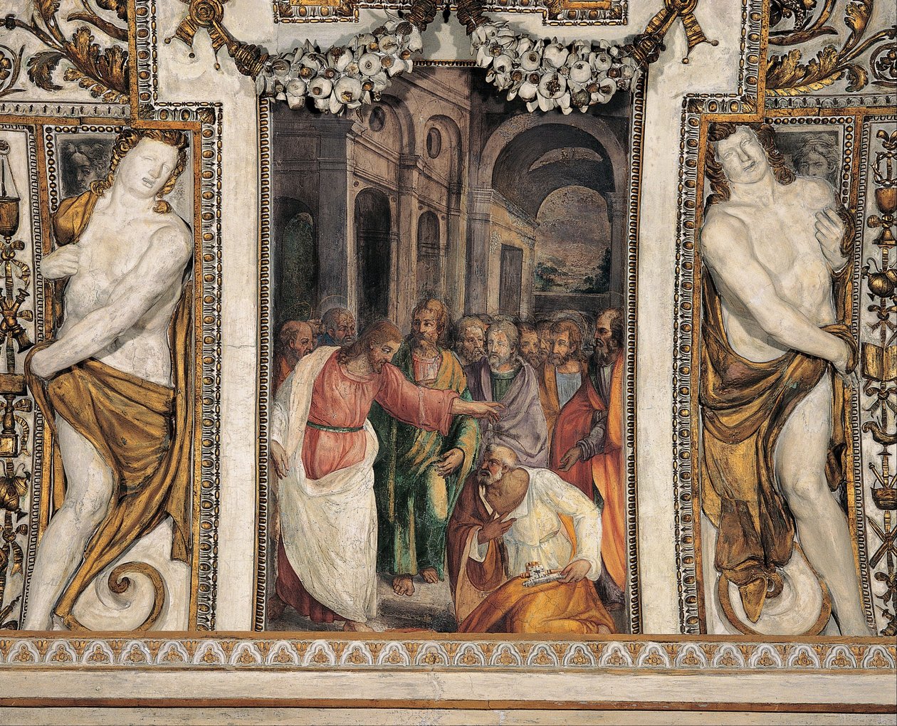 Lever nøklene til Saint Peter av Michele Alberti