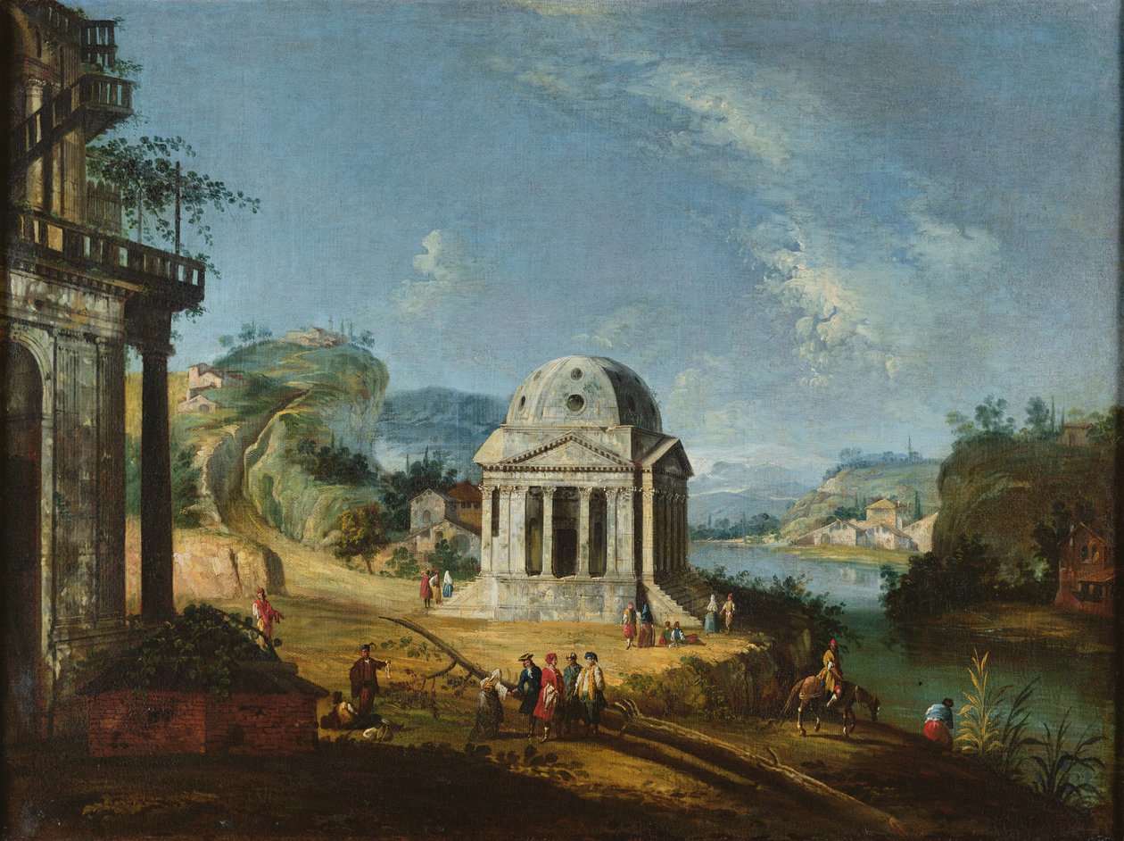 Romerske monumenter av Michele Marieschi