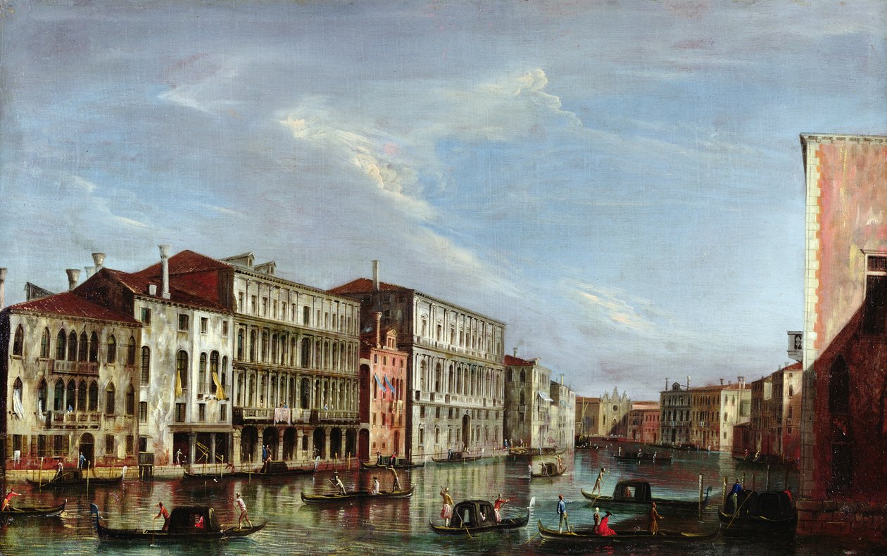 Utsikt over Venezia av Michele Marieschi
