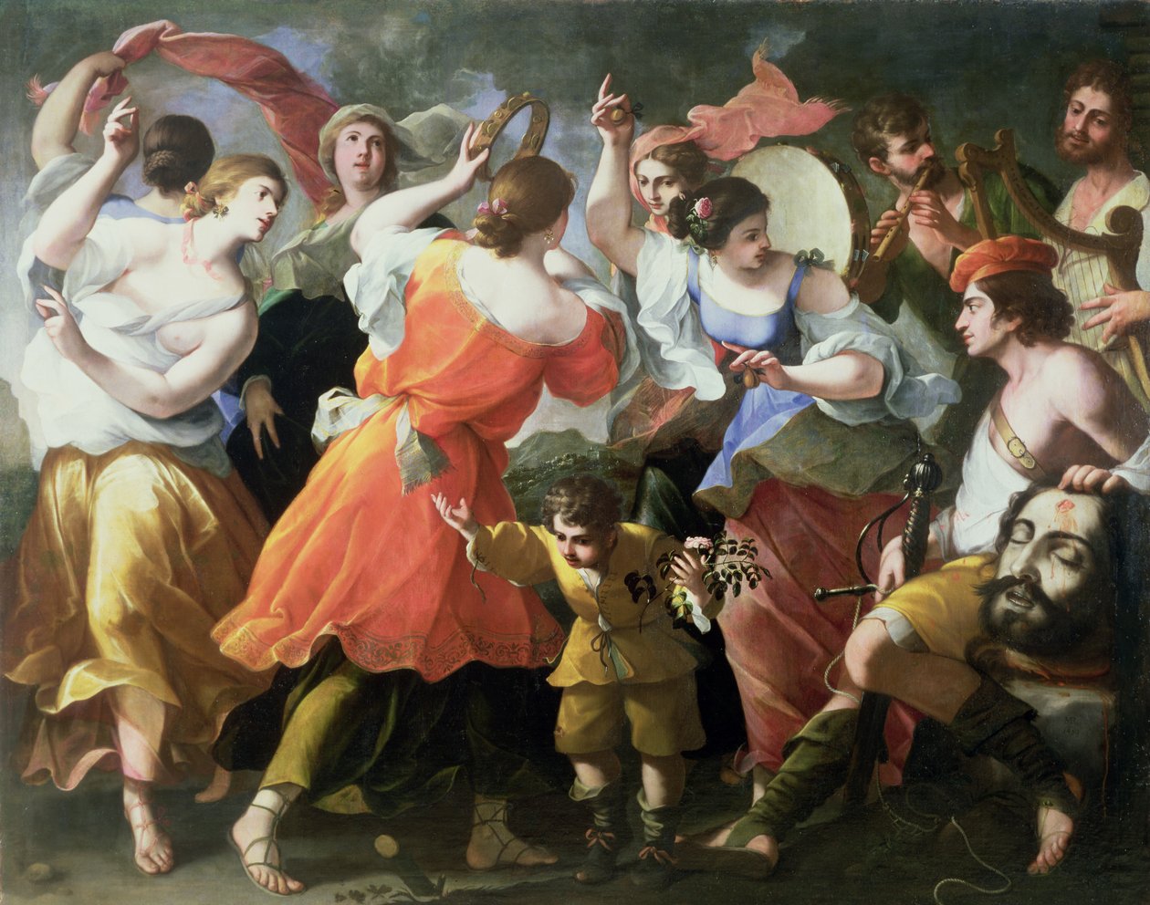 Davids triumf av Michele (monogram M.R. von) Ragoglia