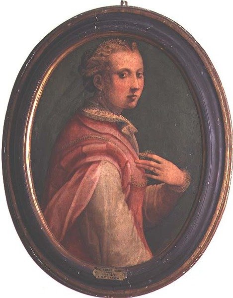 Portrett av en kvinne av Michele di Ridolfo Tosini