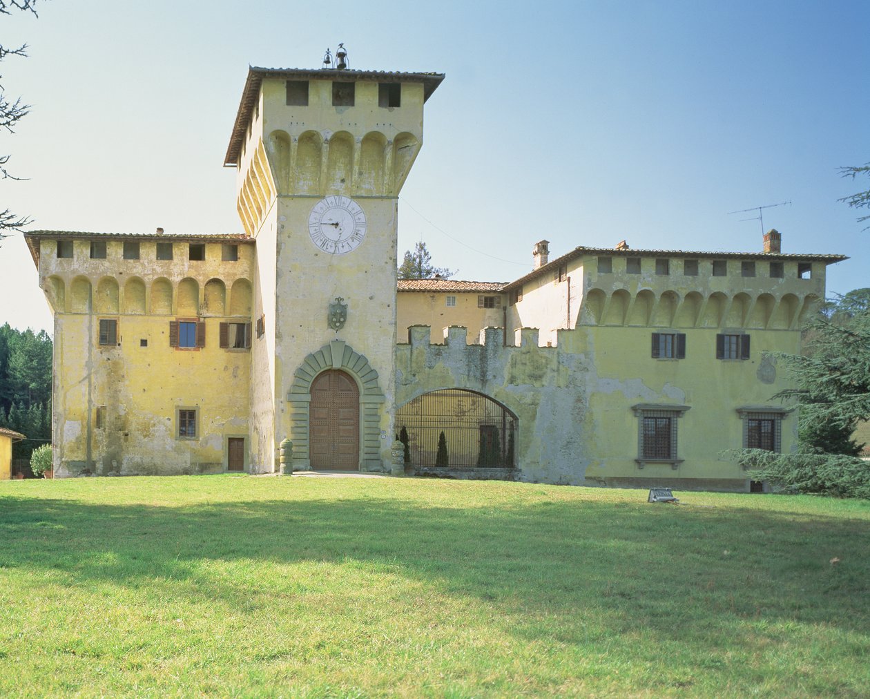 Villa Medicea Cafaggiolo, designet for Cosimo Il Vecchio (1389-1464) (se også 60455) av Michelozzo di Bartolommeo