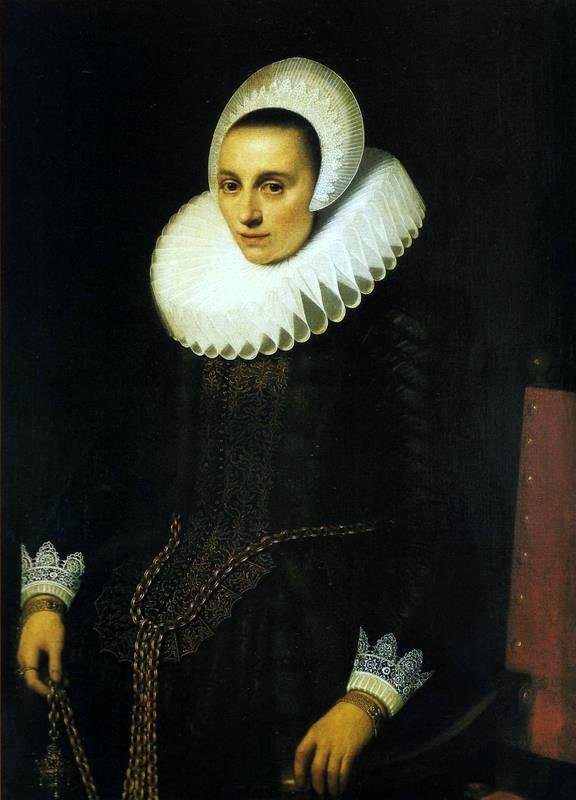 Portrett av en nederlandsk adelskvinne av Michiel Jansz van Mierevelt