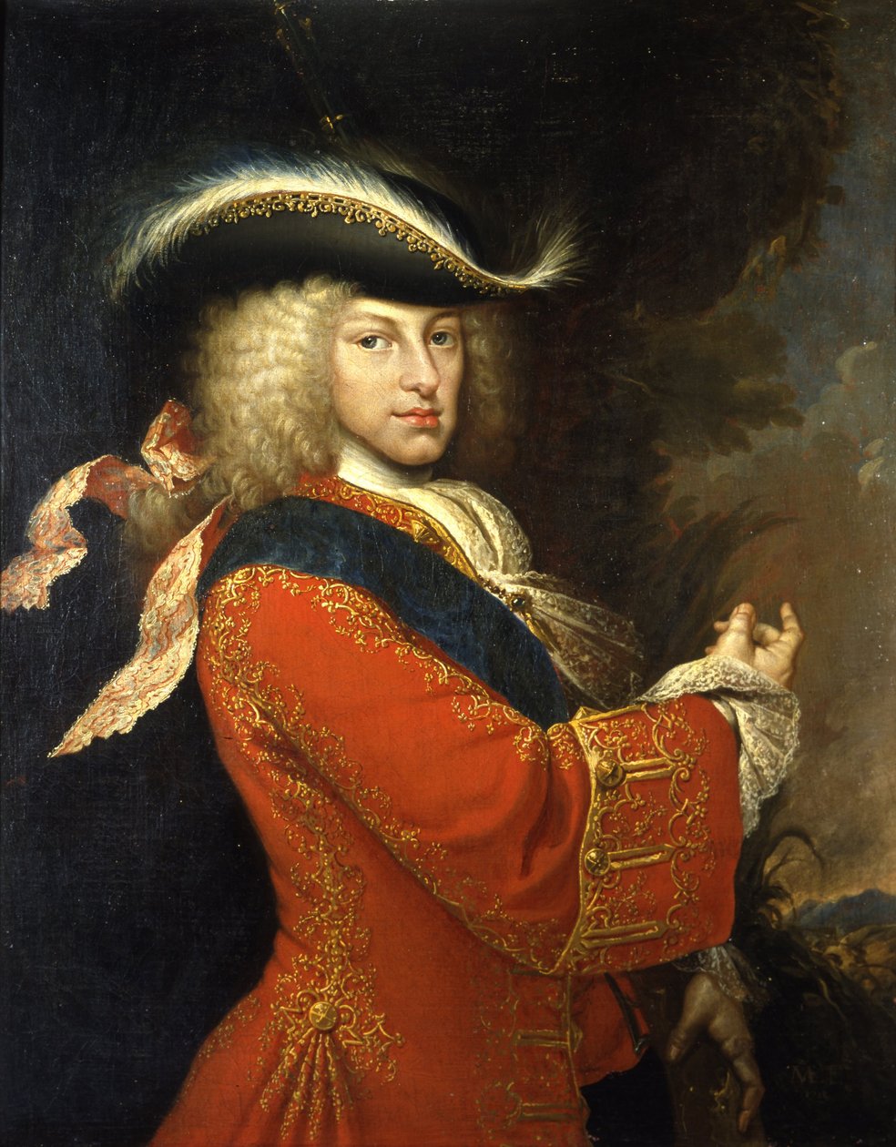 Philip V, kongen av Spania, på jakt av Miguel Jacinto Meléndez