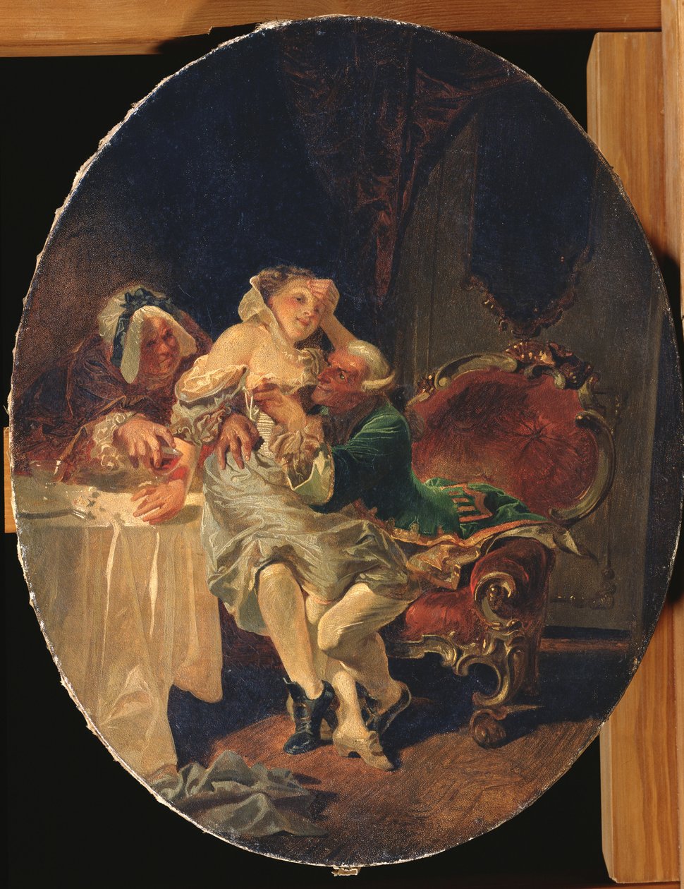 Forføreren, 1891 av Mihaly von Zichy