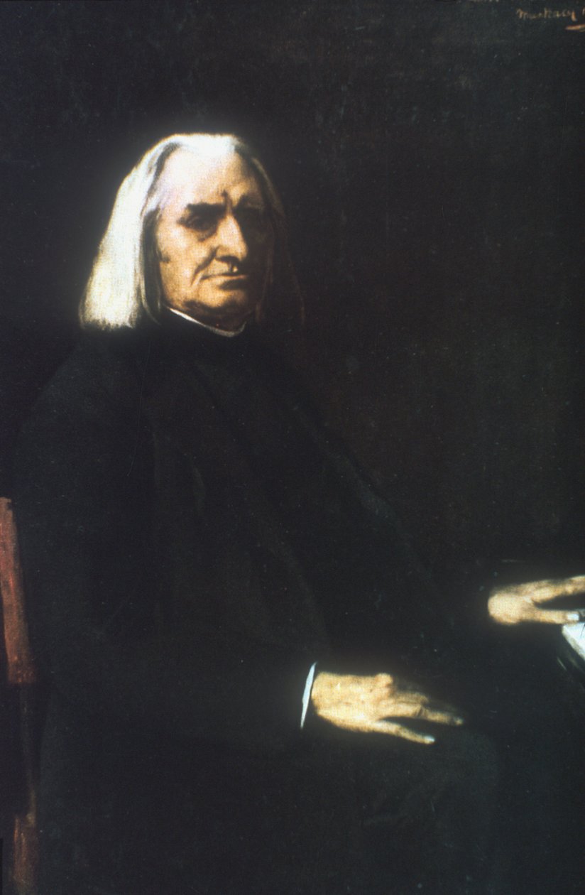 Franz Liszt, 1886 av Mihály Munkácsy