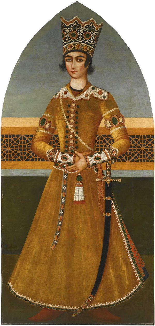 Portrett av prins Abbas Mirza av Mihr Ali