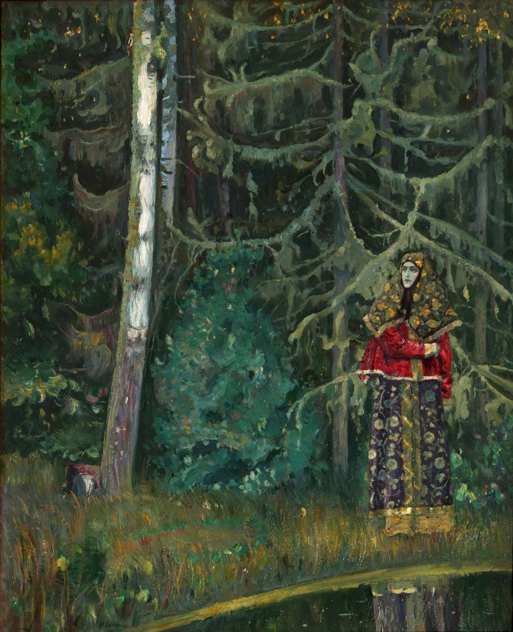 Eventyr, 1921 av Mikhail Vasilievich Nesterov