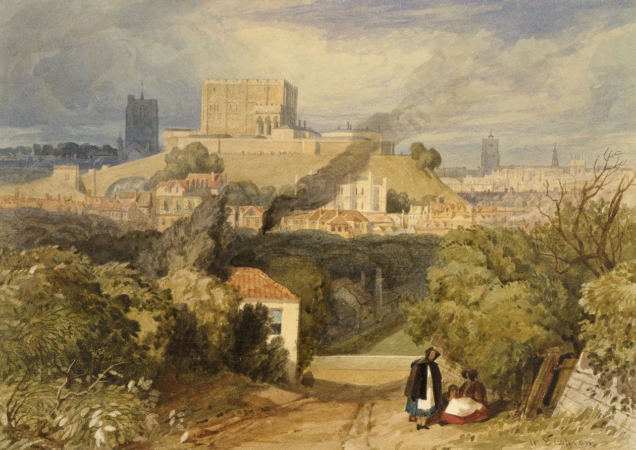 No.1188 Norwich fra Østen, ca. 1828 av Miles Edmund Cotman
