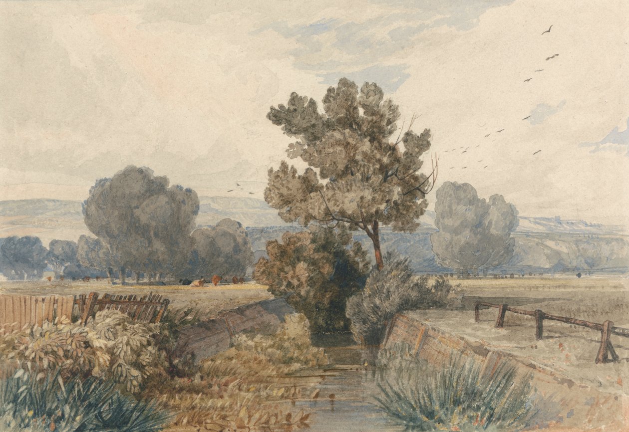 Scene i Elmham, Norfolk av Miles Edmund Cotman