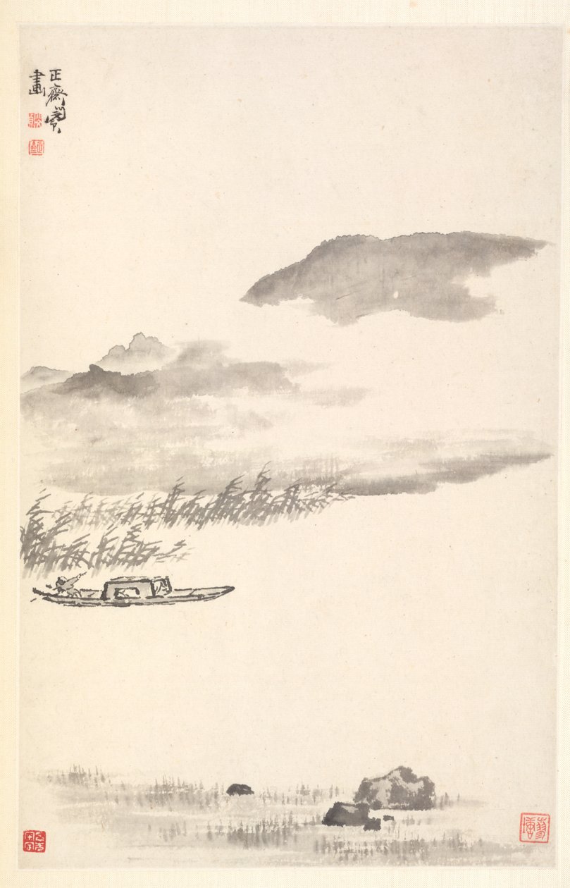 Elvelandskap av Min Zhen