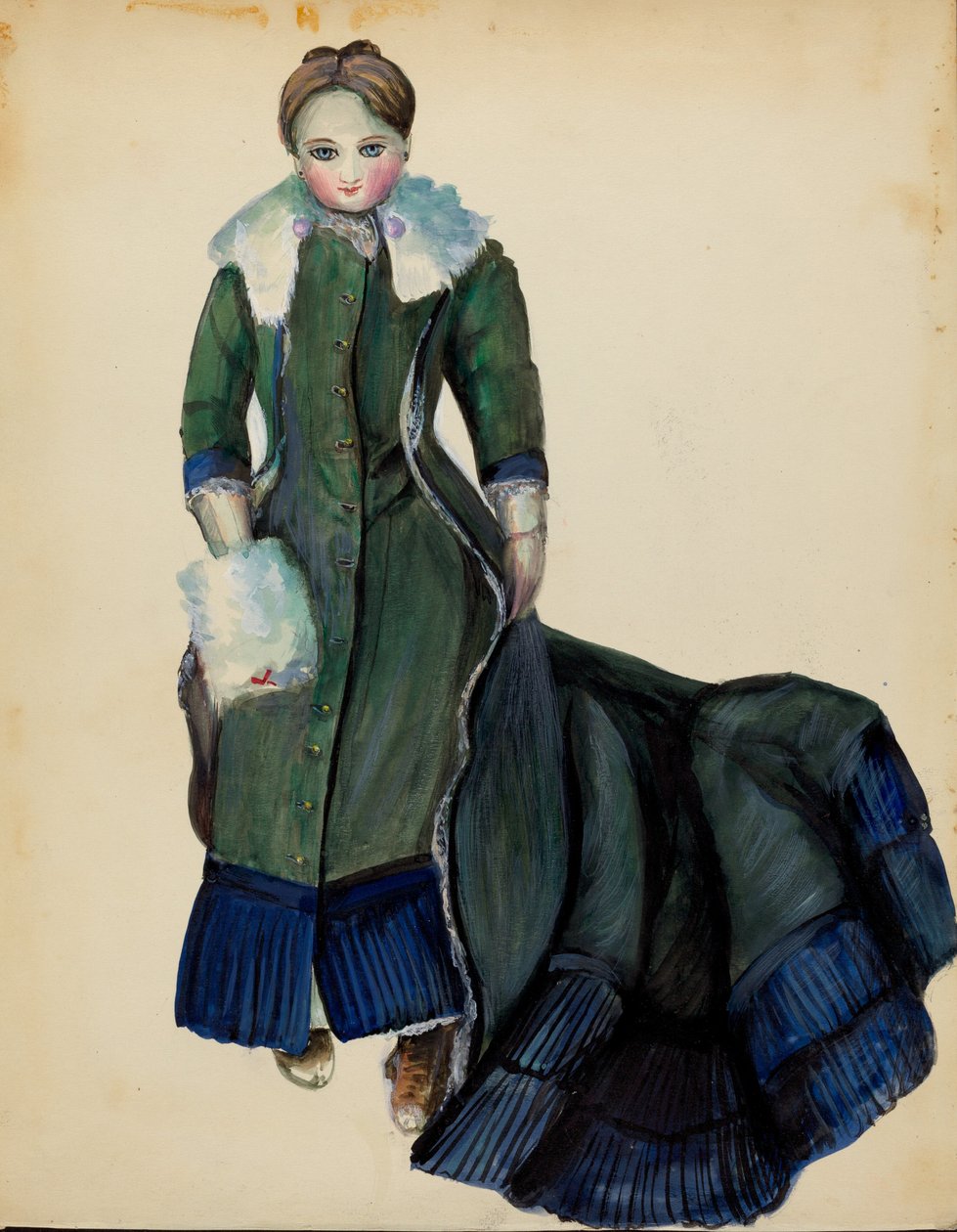 Dukke, c. 1936. av Mina Lowry