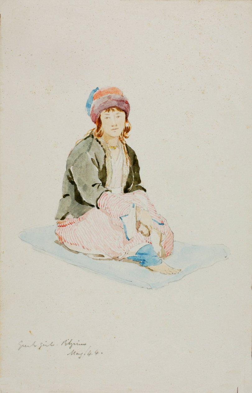 Gresk jentepilegrim, 1844. av Miner Kilbourne Kellogg