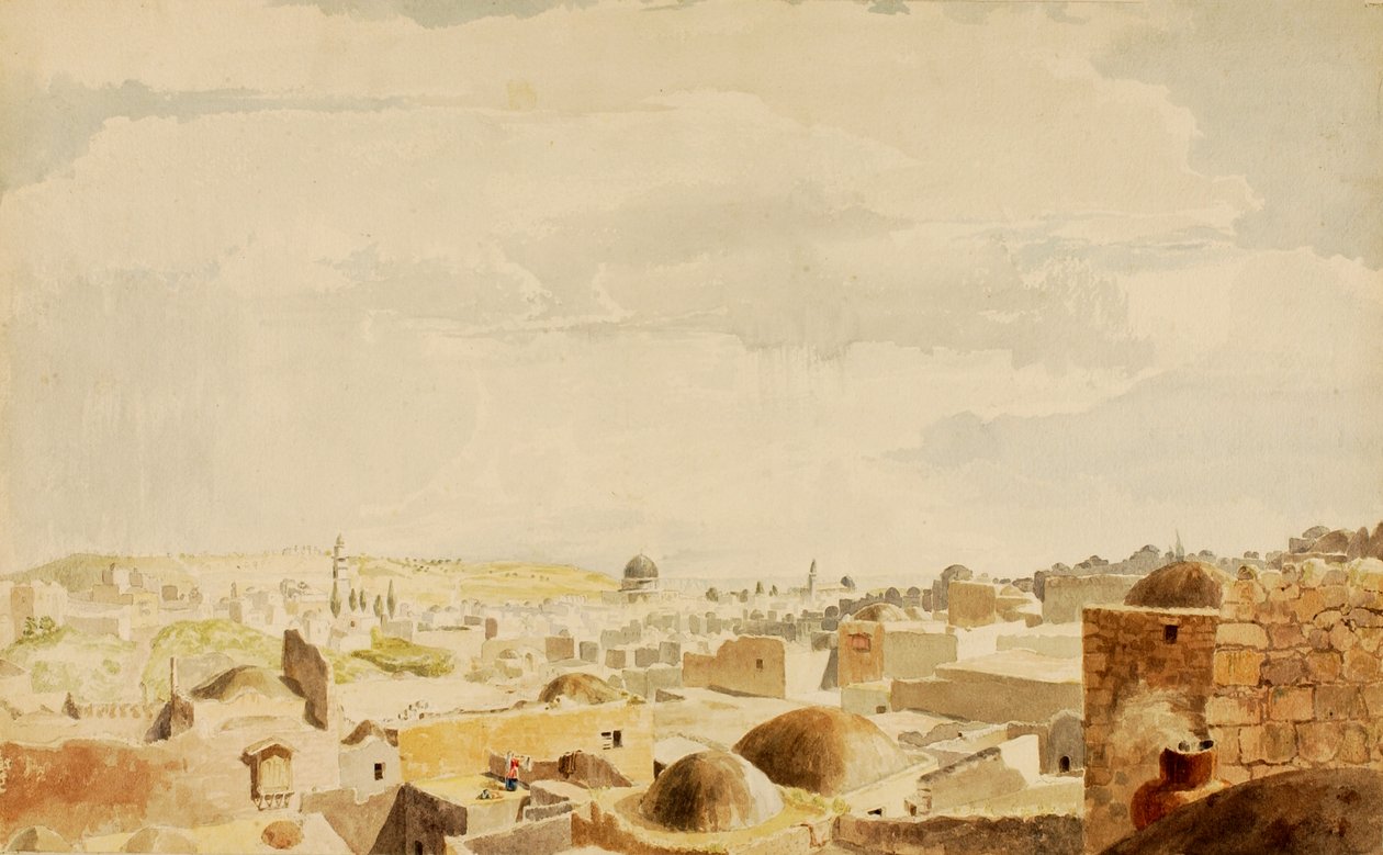 Jerusalem, Israel, 1844. av Miner Kilbourne Kellogg