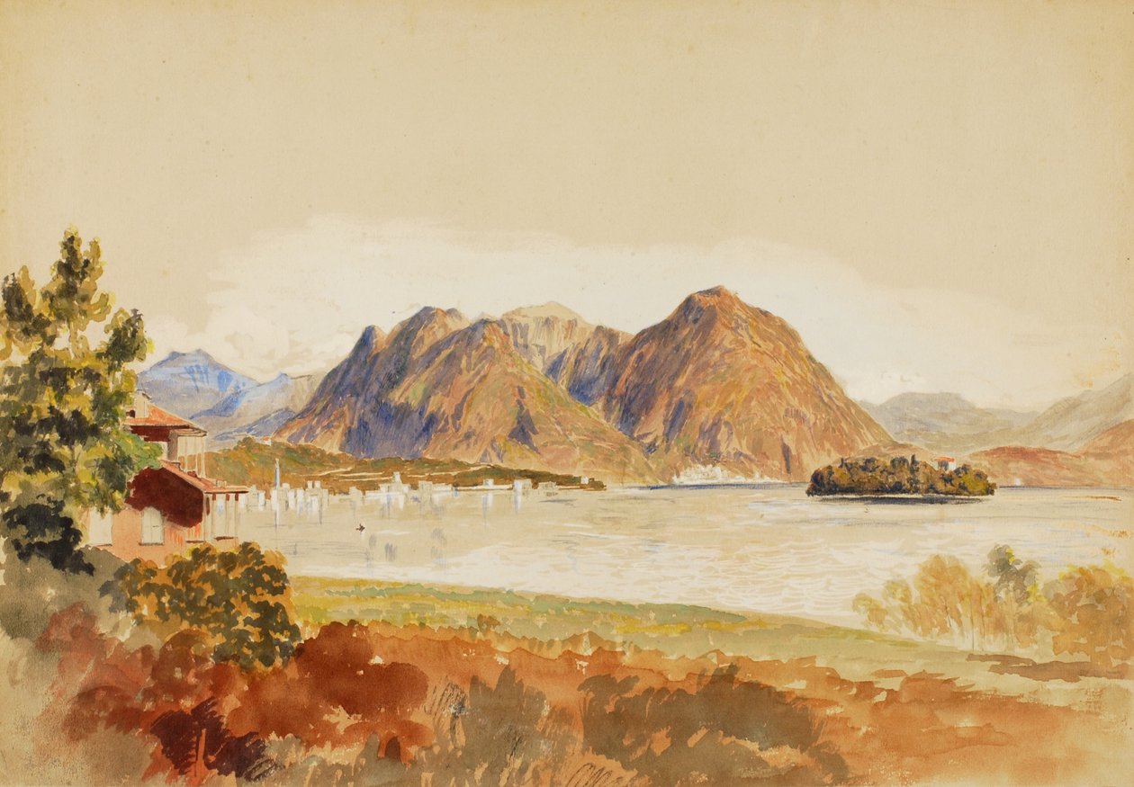 Lago Maggiore, Italia, n.d. av Miner Kilbourne Kellogg
