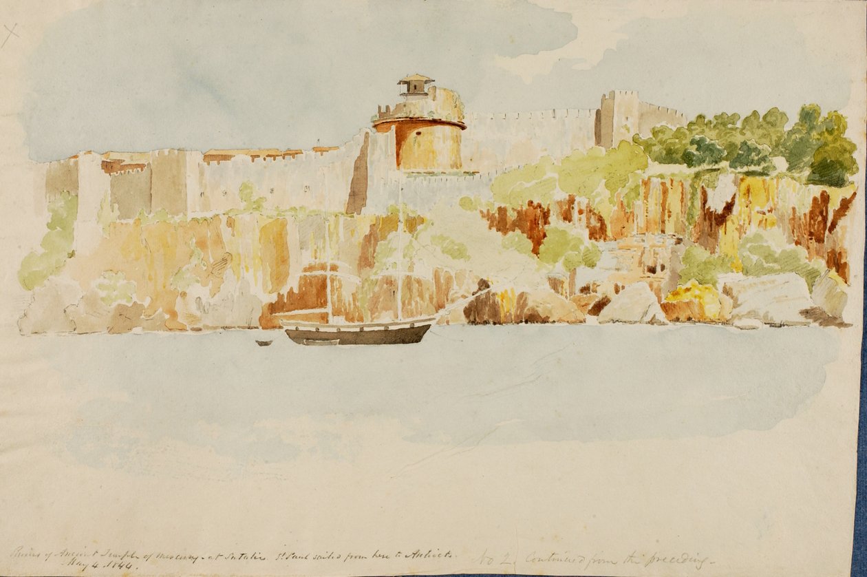 Merkurtemplet, 1844. av Miner Kilbourne Kellogg
