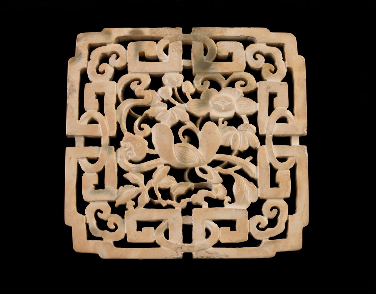 Plakett (far) (jade) av Ming Dynasty Chinese School