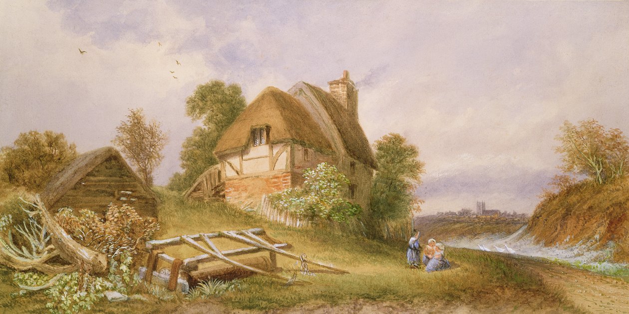 Nær Christchurch, Hampshire, 1874 av Miss Lorimer