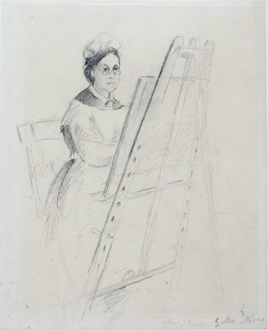 Portrett av Mary Jane Hancock av Miss Noble