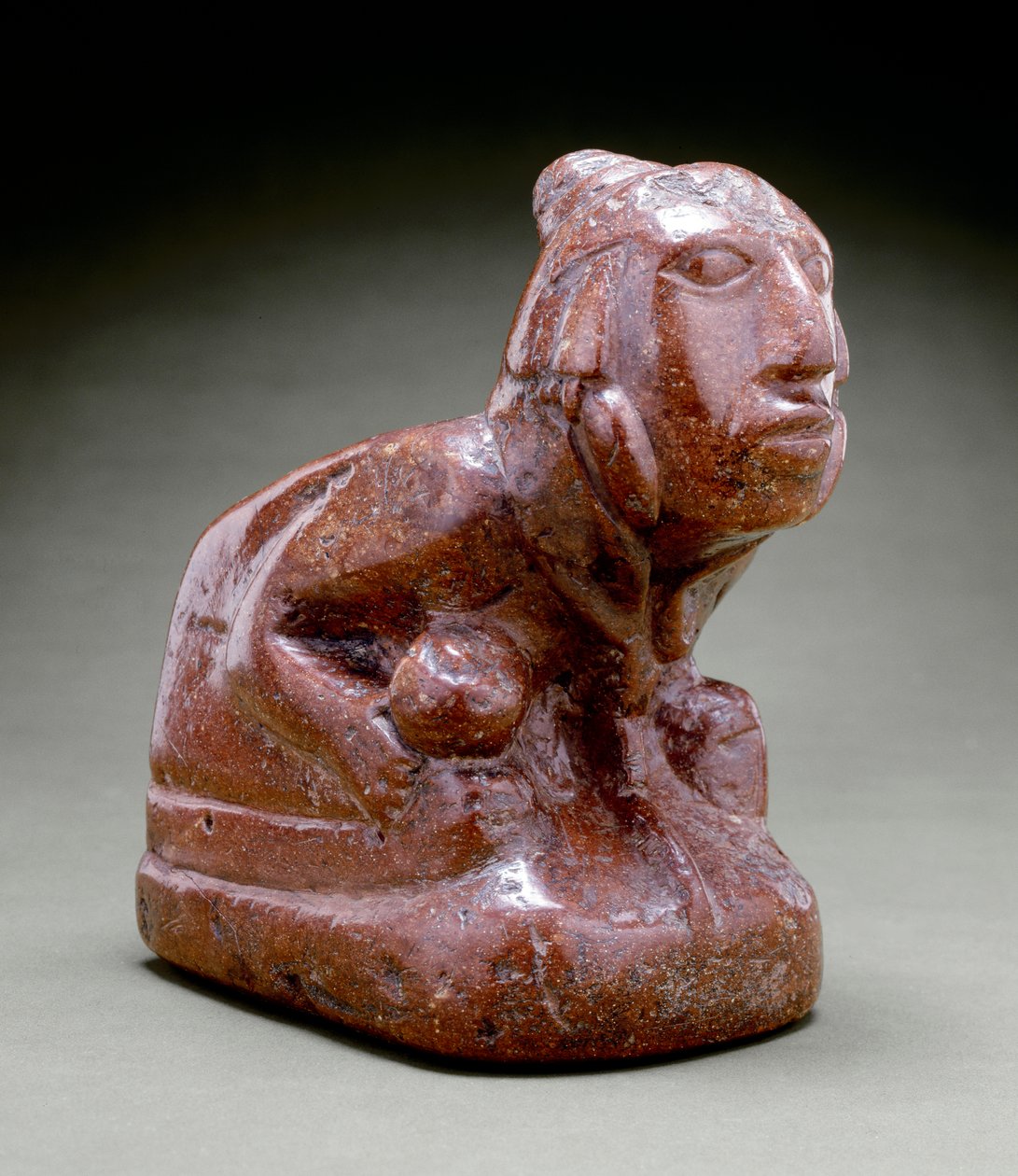 Menneskelig billedrør, Cahokia, 1000-1300 (bauxitt) av Mississippian culture
