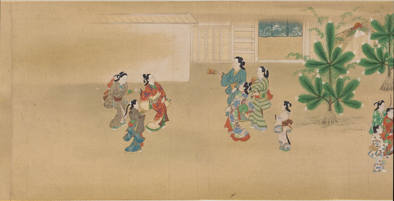 Festivaler i de tolv måneder, 1682-1752 av Miyagawa Chōshun
