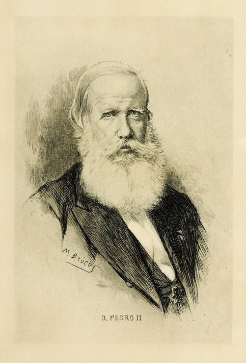 Pedro II fra Brasil av Modesto Brocos