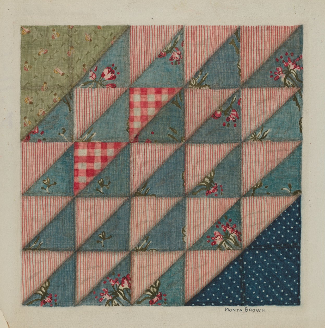 Patchwork Quilt av Mona Brown
