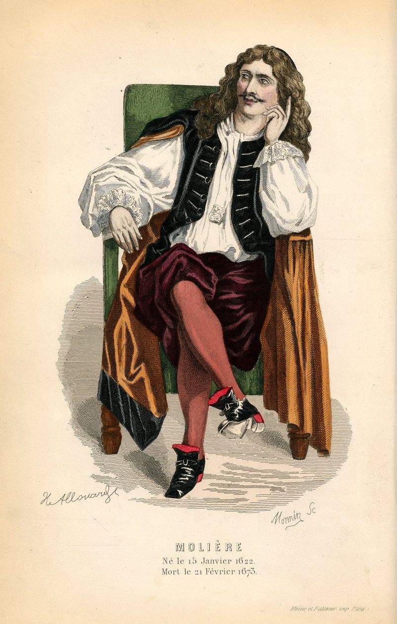 'Moliere', 1868. av Monnin