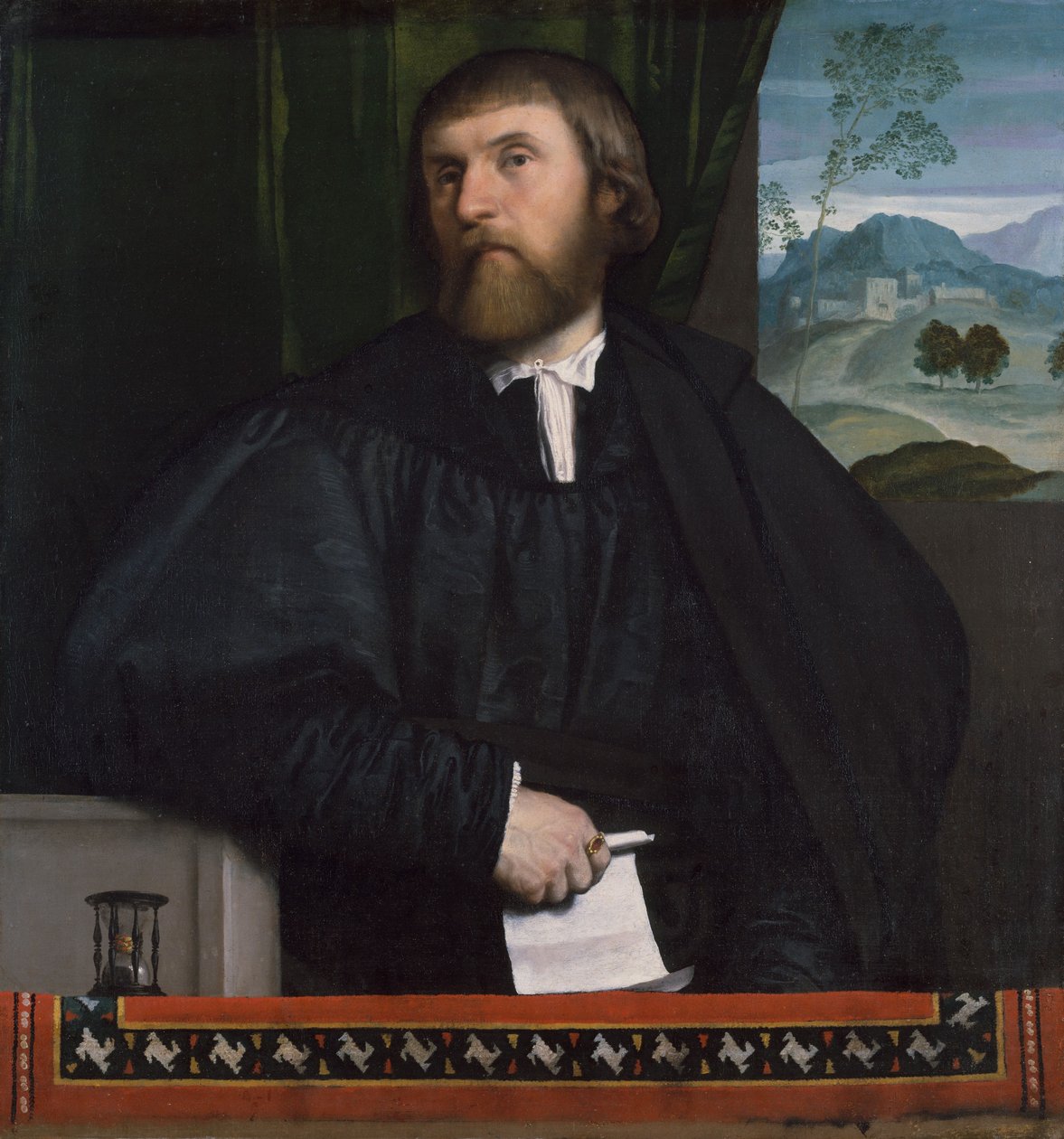 Portrett av en mann, ca. 1520-25 av Moretto da Brescia