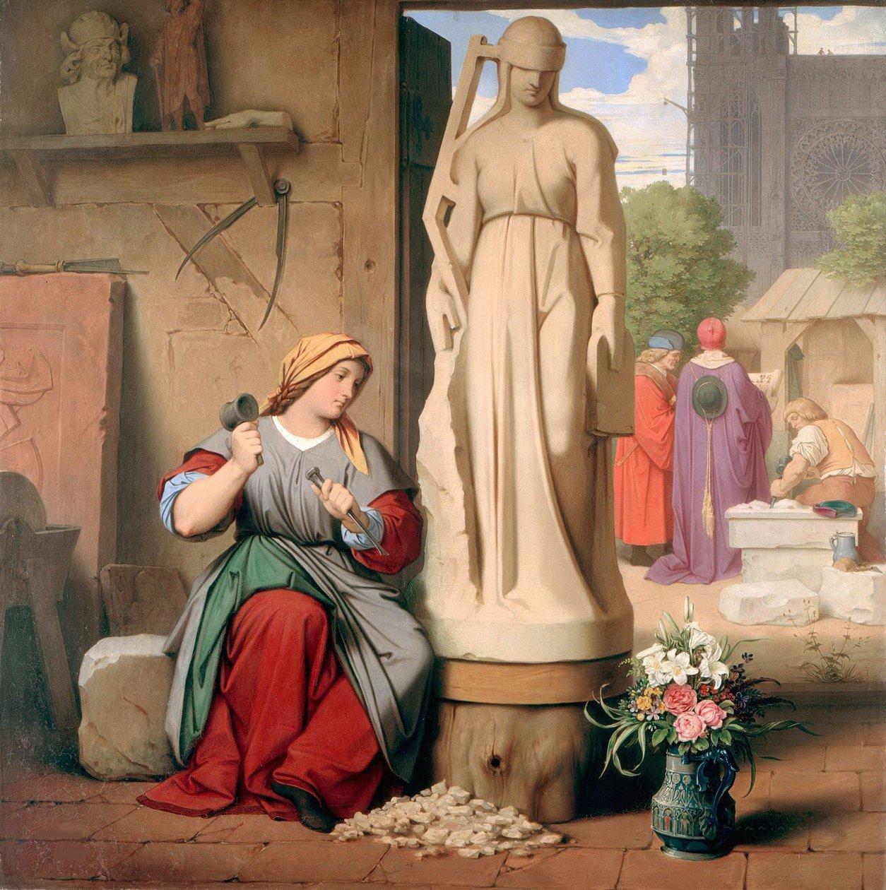 Sabina von Steinbach, 1844. av Moritz Ludwig von Schwind