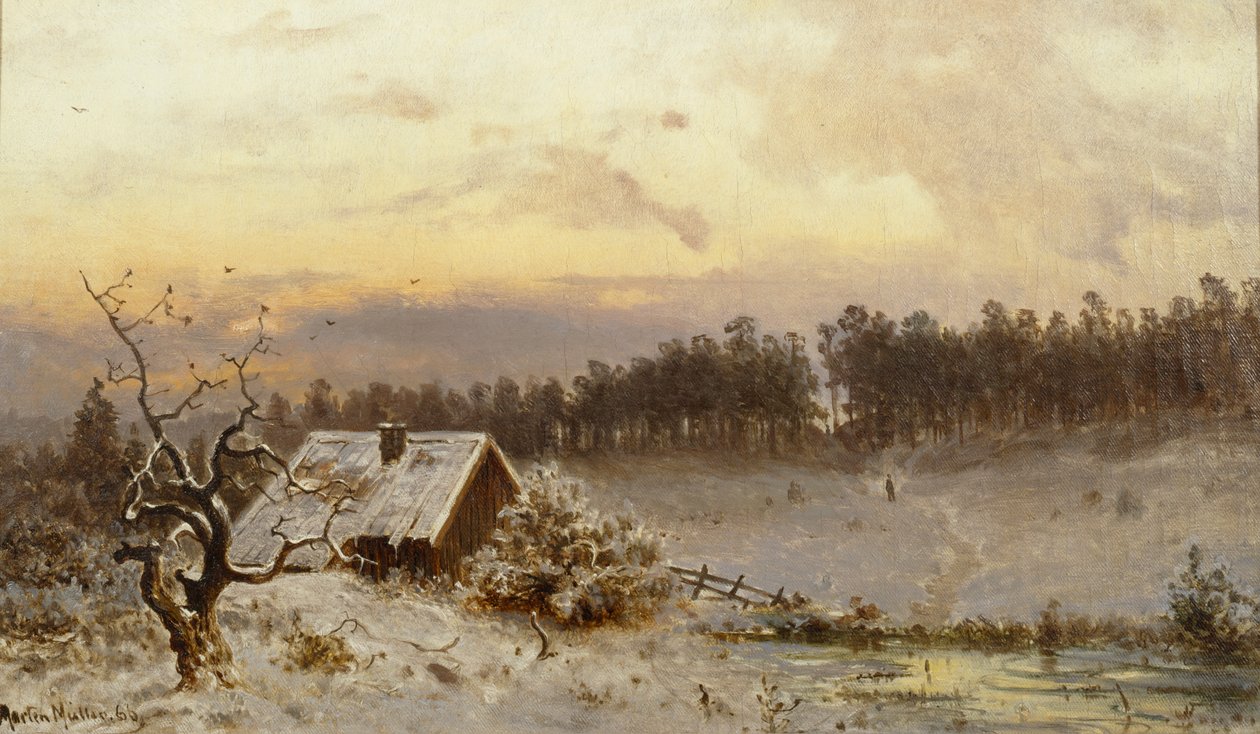Sunset over Hegdehaugen av Morten Muller