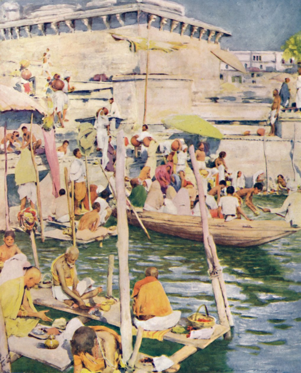 Benares, 1905 av Mortimer Ludington Menpes