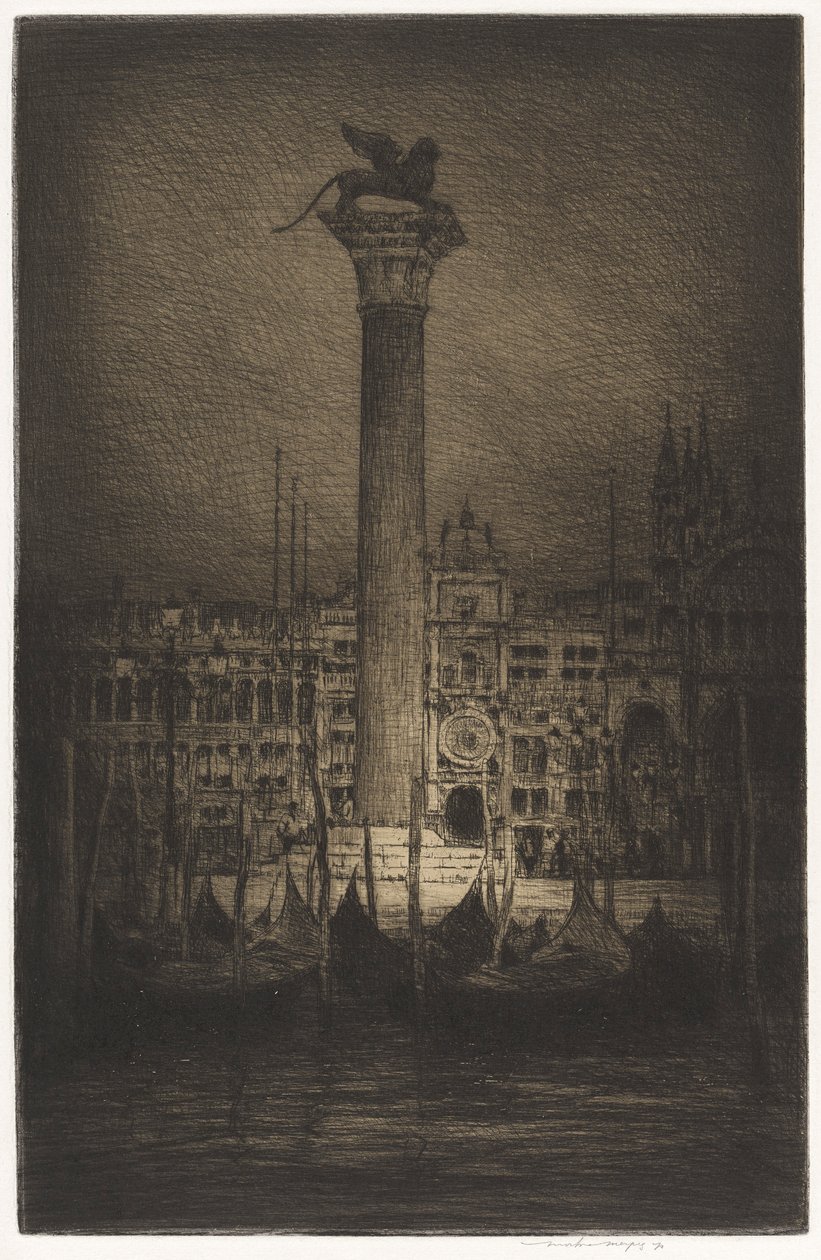 Løve av St. Mark av Mortimer Menpes