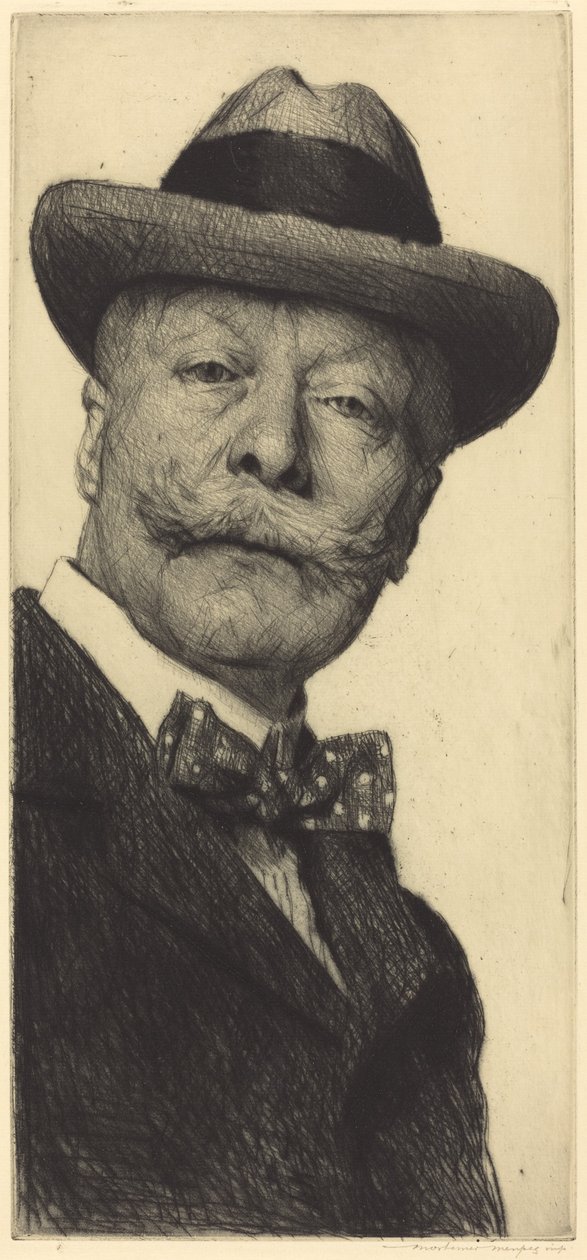 Selvportrett av Mortimer Menpes
