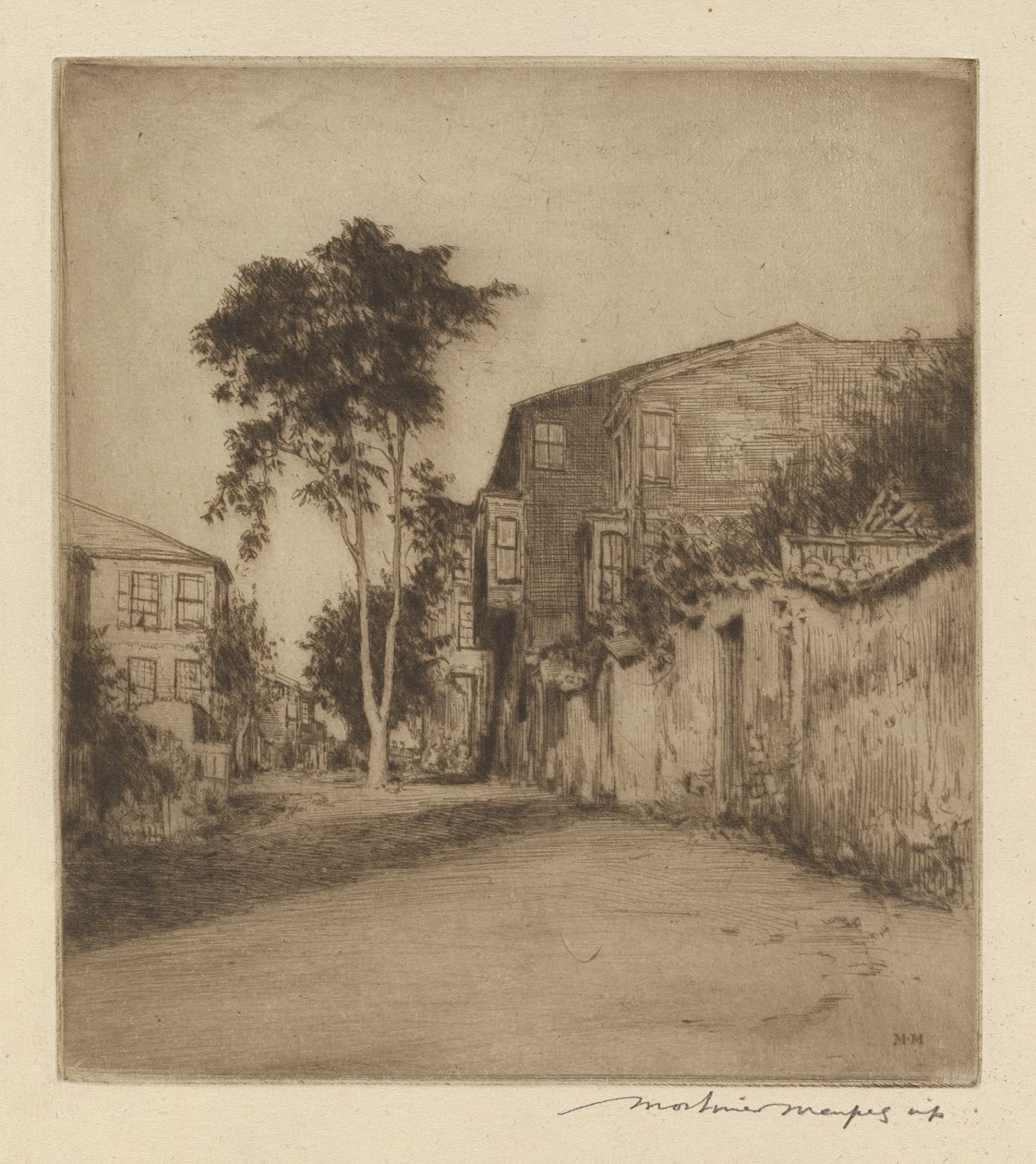 Siciliansk gate av Mortimer Menpes