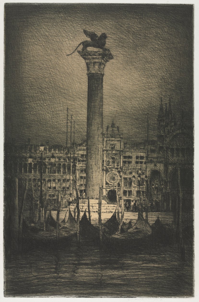 St. Marks Piazza, 1910. av Mortimer Menpes